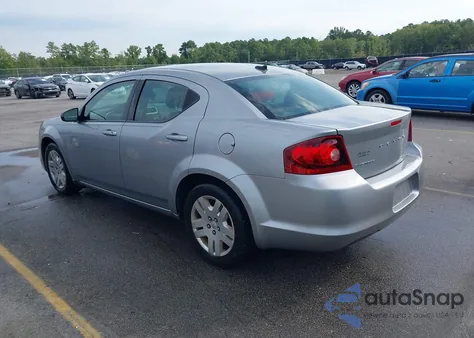 2013 Dodge Avenger Se from USA, damaged, VIN 1C3CDZAB0DN572642